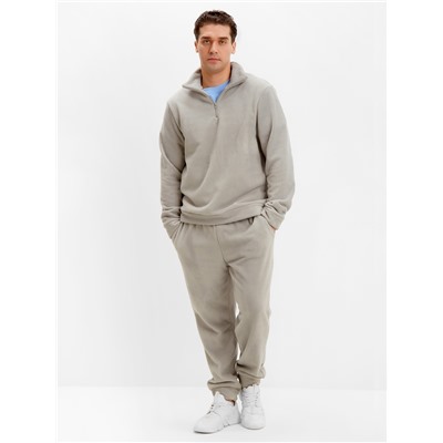 Брюки флисовые мужские спортивные MINAKU: Fleece Soft, размер 46, серые