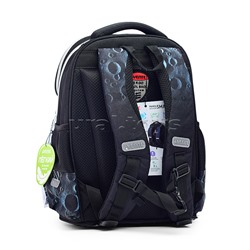 Ранец "Smart. NASA" школьный жесткий 37x28x14 см (14 л) вес 800 г, 1 отделение на замке с карманом для учебников, 2 передних кармана на молнии, 2 боковых кармана на резинке с расширением, эргономичная формоустойчивая вентилируемая спинка и мягкие S-образн
