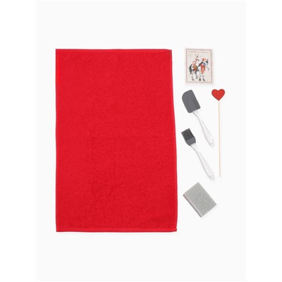 Набор подарочный Доляна «Большой удачи», 6 предметов, полотенце и аксессуары