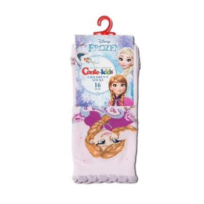 Disney Conte-kids ©Disney Frozen Хлопковые носки с люрексом, стразами и рисунками героев