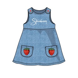 Сарафан детский трикотажный для девочек