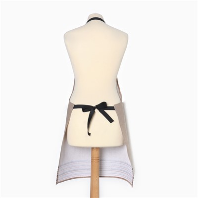 Фартук «Доляна. Настоящий защитник», 70×60 см, рогожка,100% хлопок, 160 г/м²