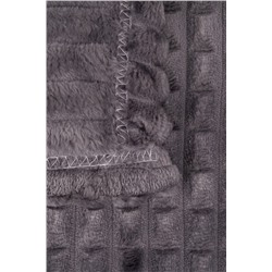 Плед Амели,велсофт Carre, 100% полиэстер, Серый