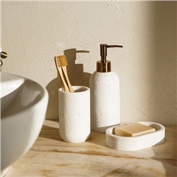 Аксессуары для ванной SL Home, 3 предмета, дозатор для мыла, мыльница, стакан