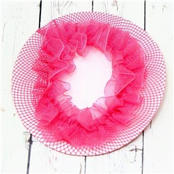 Сеточка для волос розовая 0010-4