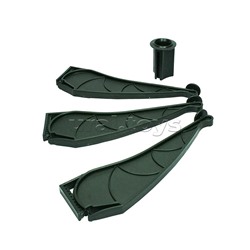 Ель искусственная "Альпийская" заснеженная с шишками 1,5 м