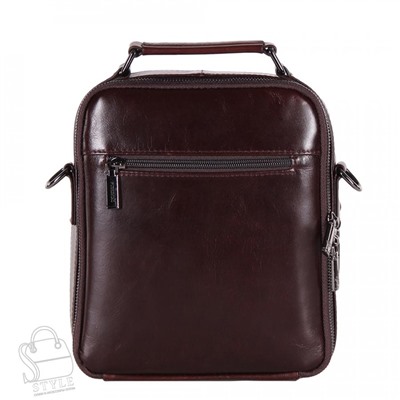 Сумка мужская кожаная  1602LG brown Fuzhibiao