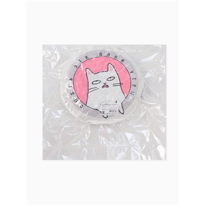 Подушка декоративная «Этель. Уставший кот», 30×30 см, велюр