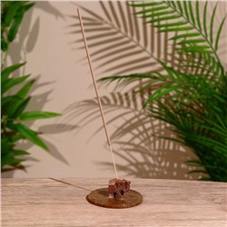 Подставка под благовония «Слоник» мыльный камень, 10 см