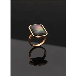 Кольцо с натуральным перламутром