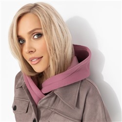 Капор-капюшон хлопковый, Слишком модно не бывает (розовый)