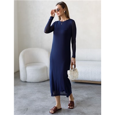 Платье из сетки с подкладкой