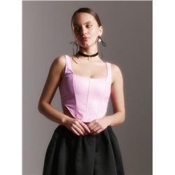 Корсет женский кожаный MIST, размер XL, розовый