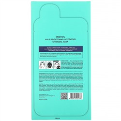 Mediheal, W.H.P., осветляющая и увлажняющая, тканевая угольная маска, 5 шт., по 25 мл (0,84 жидк. унции)