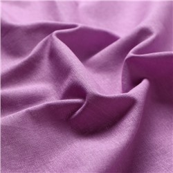 Простыня на резинке 2-спальная «Этель», 180×200+25 см, сиреневая, поплин