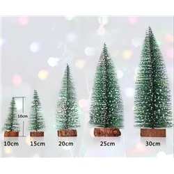 Елка декоративная 15см со снегом