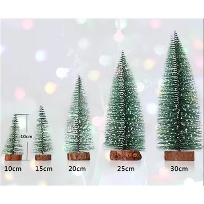 Елка декоративная 10см со снегом