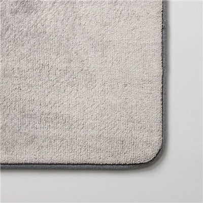 Коврик для дома SAVANNA Memory foam, 50×80 см, серый