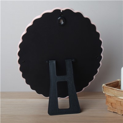 Зеркало настольное 16х21 см / 2360 /уп 72/ пластик (Белый)