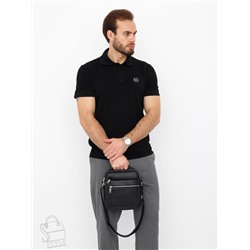 Сумка мужская кожаная 2217H black Heanbag