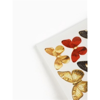 Вафельные картинки для украшения десертов и тортов «Бабочки», А5