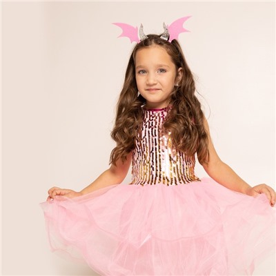 Карнавальный набор «Дракон»: платье, ободок