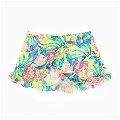 Купальник раздельный для девочек, цвет салатовый, рост 110-116 см