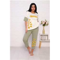 Пижама 57125 (Экрю)