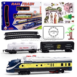 Железная дорога "Таежный путь"(на батарейках) в коробке