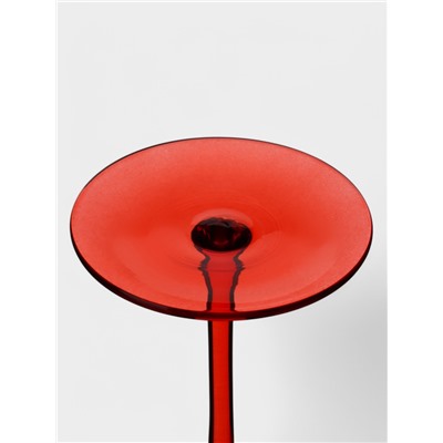 Бокал для вина Magistro «Иллюзия», 540 мл, 10×24 см, стекло, красный