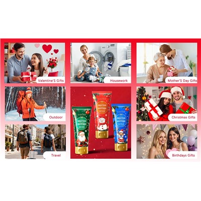 SADOER Лосьон для тела "CHRISTMAS" Coconut Oil с маслом кокоса, 100 гр