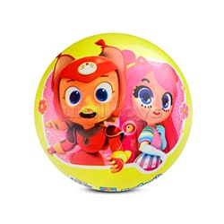 Мяч ПВХ "Геройчики" полноцветн, 23 см, 85 г, сетка и бирка