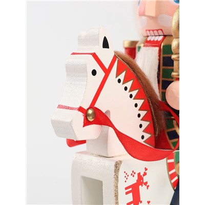 Фигурка из дерева «Щелкунчик на лошадке», 28 см