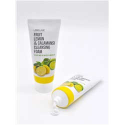 LEBELAGE - ПЕНКА ДЛЯ УМЫВАНИЯ С ФРУКТАМИ, ЛИМОНОМ И КАЛАМАНСИ FRUIT LEMON & CALAMANSI CLEANSING FOAM, 100 ML