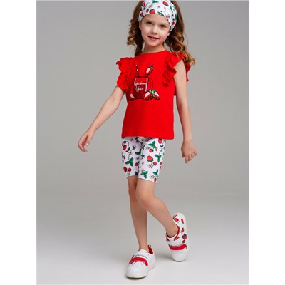 Фуфайка трикотажная для девочек (футболка)