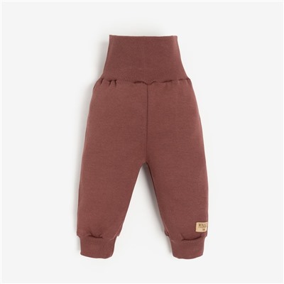 Штаны детские MINAKU, рост 62-68 см, коричневые