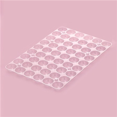 Форма для шоколада и конфет из 2-х частей «Конфеты», 31.5×21 см, 54 ячейки 3×1.5 см, цвет прозрачный