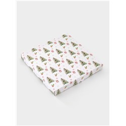 Блюдо новогоднее сервировочное Доляна «С Новым Годом», d=25 см, стекло, белое, красное