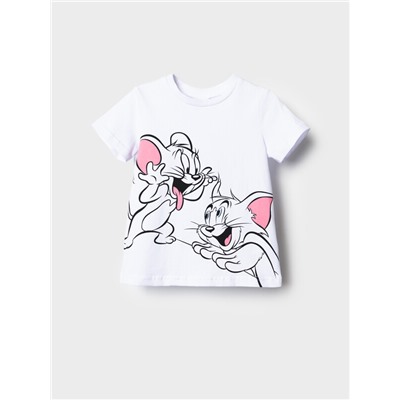 Комплект трикотажный для девочек: фуфайка (футболка), брюки