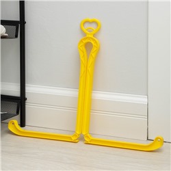 Держатель для голенищ обуви складной, 33(50.5)×7.5 см, цвет МИКС