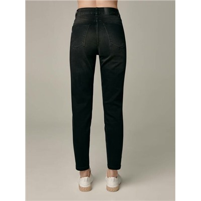 Mom Fit CONTE CON-592 Джинсы mom с высокой посадкой и эффектом легкой потертости