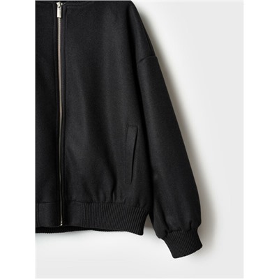 Куртка текстильная для девочек (бомбер)