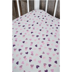 Простынь на резинке детская 120*60 для новорожденных