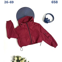 Ветровка 658 бордовый