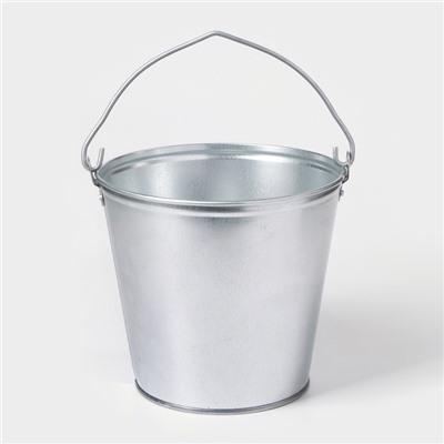 УЦЕНКА Ведро оцинкованное, 7 л, ЗАМЯТИЕ НА ИЗДЕЛИИ