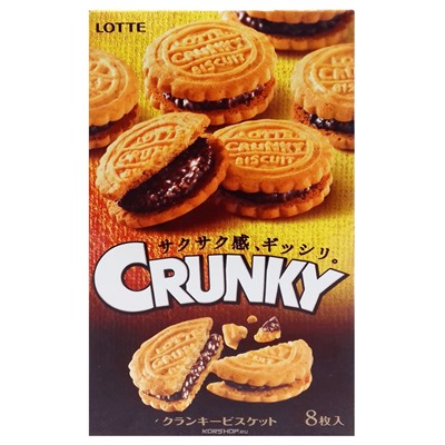 Бисквит с хрустящим шоколадом Crunky Lotte, Япония, 88 г Акция