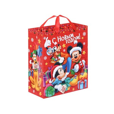 Пакет ламинат вертикальный «С Новым годом!», 23×27×8 см