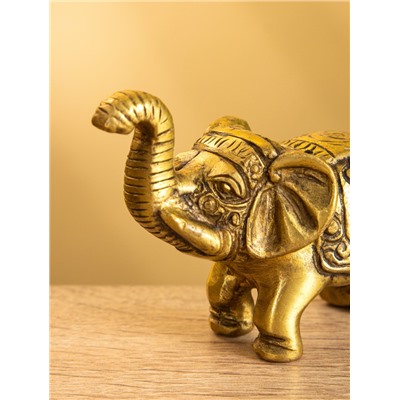 Сувенир «Слонёнок», 7.5×5.5 см, латунь