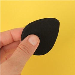 Набор матирующих спонжей для нанесения косметики, 6 × 5,9 см, 2 шт, цвет чёрный