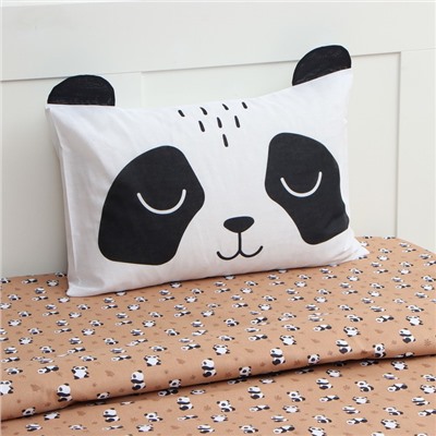 Постельное бельё 1.5-спальное «Этель» Lazy panda, бязь